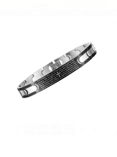 Titanium Steel Cross Minimalist Bracelet