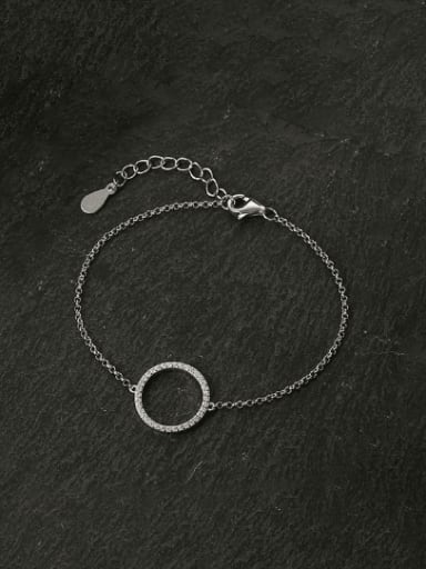 custom 925 Sterling Silver Cubic Zirconia Minimalist Geometric  Earring Bracelet and Necklace Set