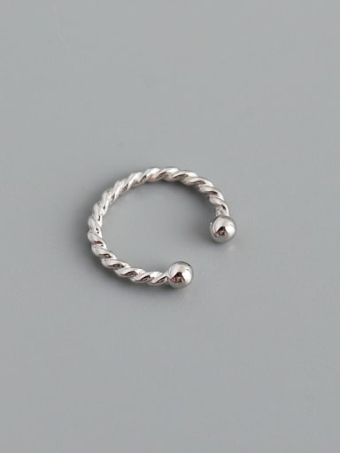 925 Sterling Silver Bead Geometric Minimalist Single Earring(Single-Only One)