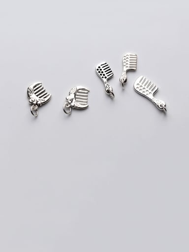 925 Sterling Silver With Small Comb Pendant DIY Jewelry Accessories