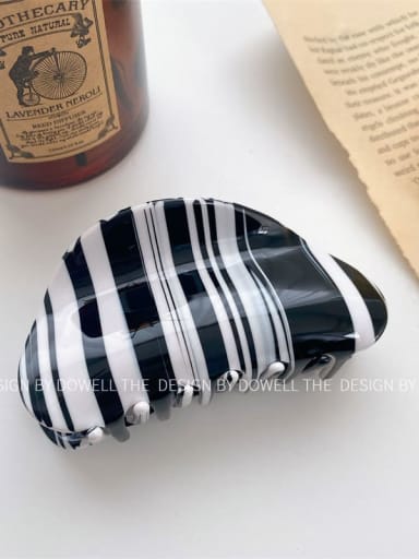 Semicircle 8.5cm Cellulose Acetate Trend Geometric Alloy Jaw Hair Claw