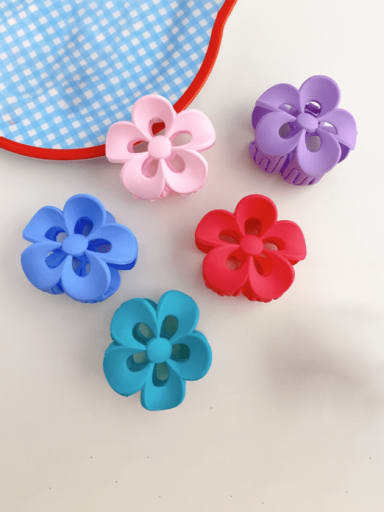 Alloy Resin Trend Flower  Jaw Hair Claw