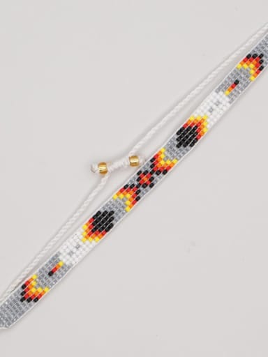 MG B210004A Multi Color  MGB Bead Geometric Bohemia Adjustable Bracelet