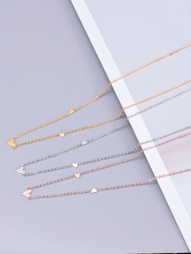 Titanium Smooth Triangle  Necklace