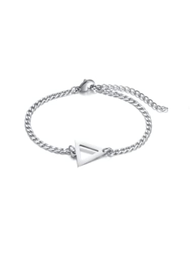 custom Stainless steel Triangle Minimalist Bracelet