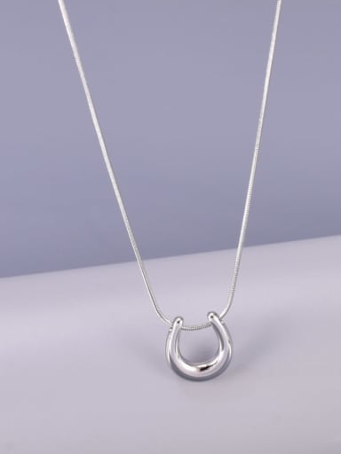 steel Titanium Steel Geometric Minimalist Necklace