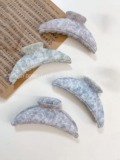 Cellulose Acetate Minimalist Geometric Alloy Jaw Hair Claw