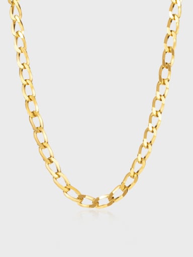 Titanium Steel Geometric Hip Hop Hollow Chain Necklace