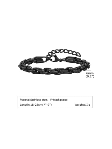 Stainless steel Irregular Hip Hop Bracelet