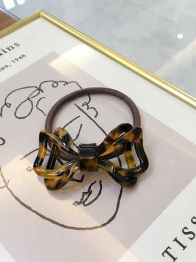 Hawksbill shell Cellulose Acetate Vintage Bowknot Hair Rope