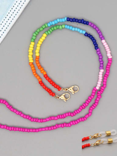 Stainless steel Multi Color TOHAO  Bead  Bohemia Hand-woven Necklace