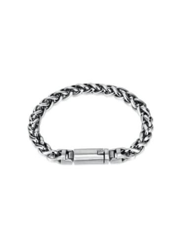 Titanium Steel Irregular Hip Hop Link Bracelet