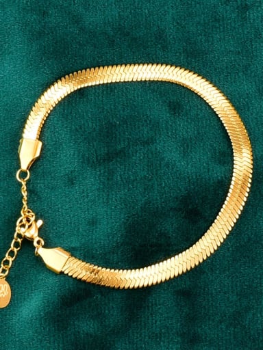 Titanium Steel Snake Vintage Link Bracelet