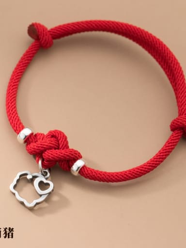 925 Sterling Silver Zodiac Minimalist Adjustable Bracelet
