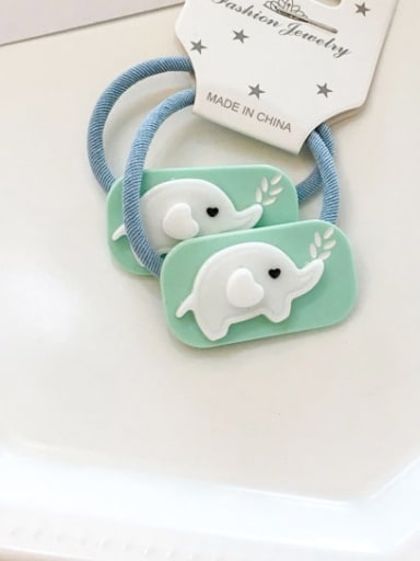 3 elephant Cellulose Acetate Cute  Small animals Hair Rope
