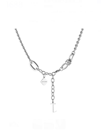Stainless steel Tassel Hip Hop Necklace