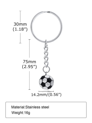 Steel color Titanium Steel Enamel Ball Minimalist Single Earring