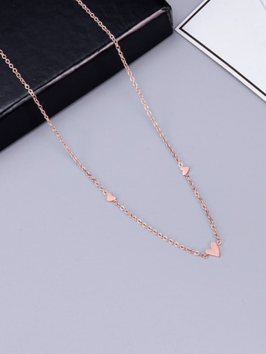 Titanium Smooth Triangle  Necklace