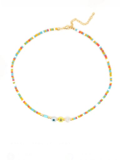 Stainless steel Multi Color Miyuki beads  Bohemia Necklace