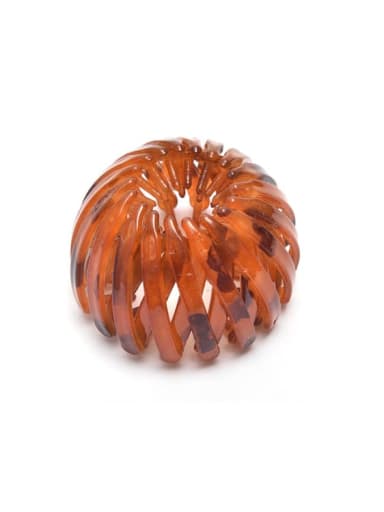 Main color orange Cellulose Acetate Minimalist Geometric Hair Rope