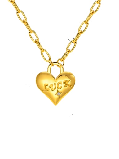 Stainless steel Heart Vintage Necklace