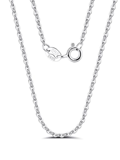 925 Sterling Silver Minimalist O  Chain