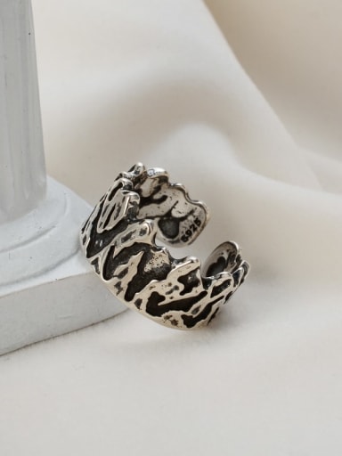 925 Sterling Silver Irregular Artisan Band Ring