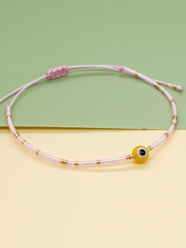 MI B210115D Miyuki Millet Bead Multi Color Evil Eye Bohemia Handmade Weave Bracelet