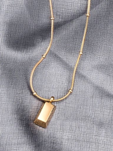 Titanium Geometric Minimalist Necklace