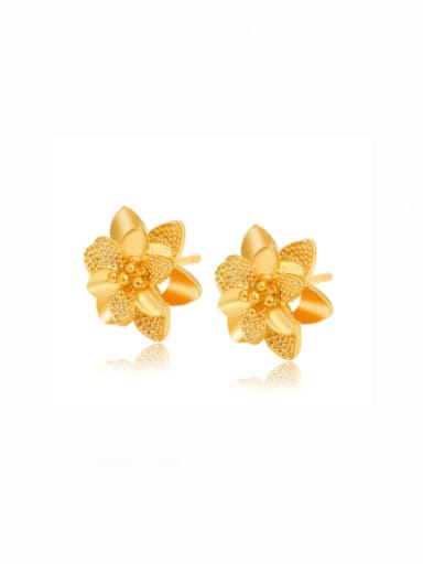 Alloy Flower Vintage Stud Earring