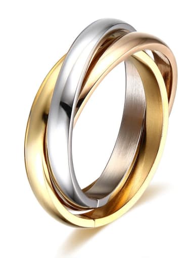 Style 1 5 -10# Titanium Steel Geometric Minimalist Stackable Ring