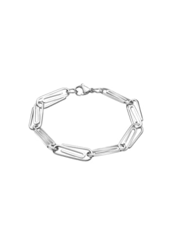 Stainless steel Minimalist Pin Link Bracelet