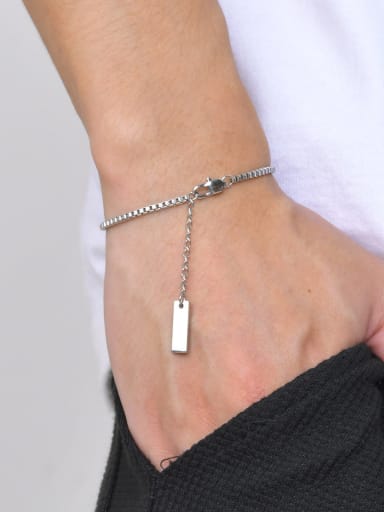 Stainless steel Irregular Minimalist Bracelet