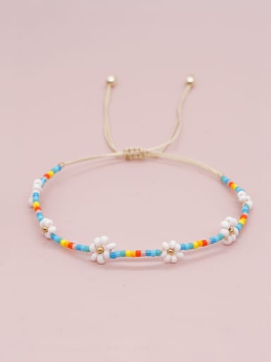 Miyuki Millet Bead Multi Color Flower Bohemia Adjustable Bracelet