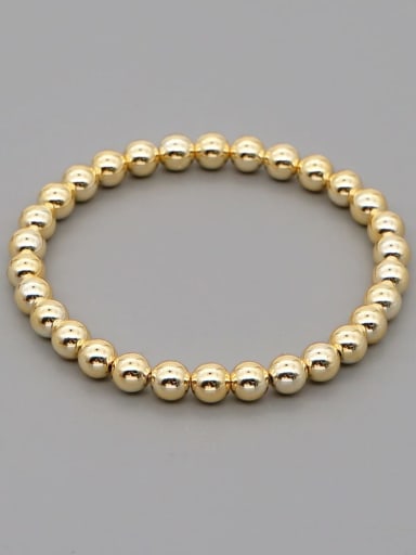 Acrylic Bead Round Minimalist Beaded Bracelet