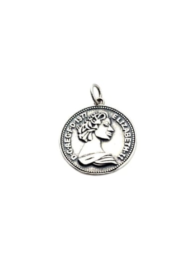 Vintage Sterling Silver With Vintage Round Pendant Diy Accessories