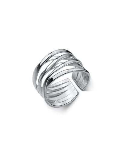 925 Sterling Silver Round Minimalist Stackable Ring