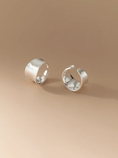custom 925 Sterling Silver Geometric Minimalist Clip Earring