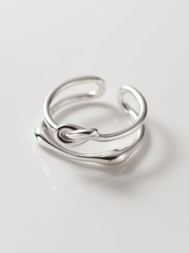 925 Sterling Silver Geometric Minimalist Stackable Ring