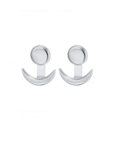 Steel Stainless steel Geometric Minimalist Stud Earring