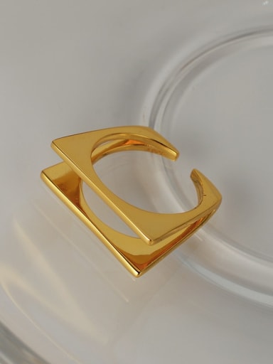 925 Sterling Silver Geometric Artisan Band Ring