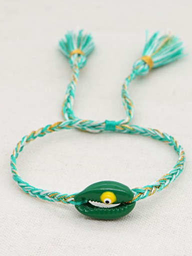 Multi Color Polymer Clay Irregular Bohemia Handmade Weave Bracelet