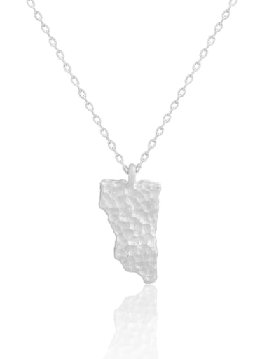 custom 925 Sterling Silver Geometric Vintage Necklace