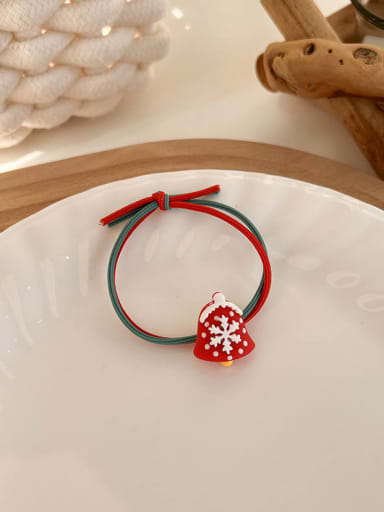 C Snowflake bell Acrylic Minimalist Christmas Seris Multi Color Hair Rope