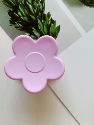 Alloy Resin Minimalist Flower  Multi Color Jaw Hair Claw