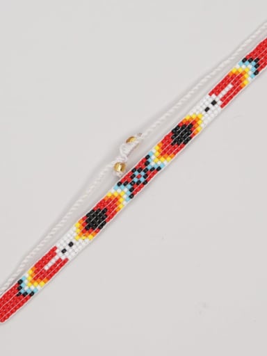 MG B210004B Multi Color  MGB Bead Geometric Bohemia Adjustable Bracelet