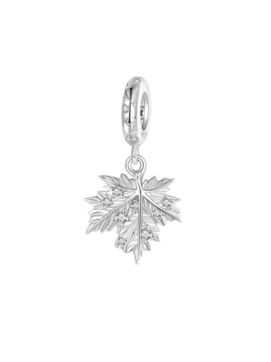 925 Sterling Silver Dainty Leaf  Pendant