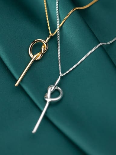 925 Sterling Silver With  Minimalist Smooth Key Necklaces