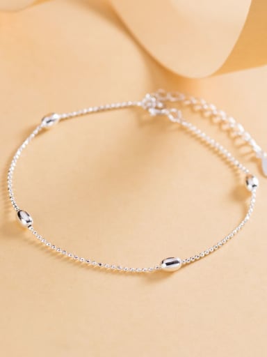 925 Sterling Silver Irregular Minimalist Link Bracelet