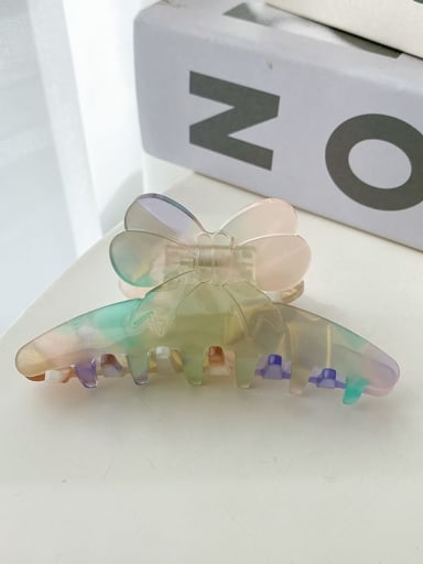 Five colors Cellulose Acetate Trend Butterfly Zinc Alloy Jaw Hair Claw
